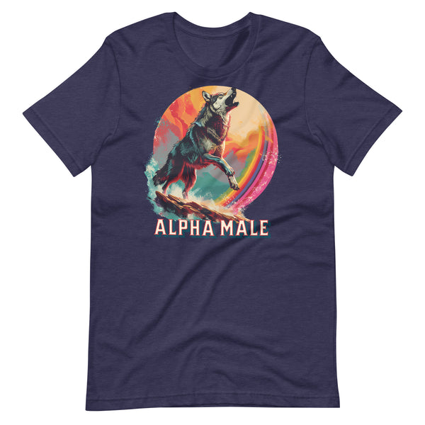Wolf Alpha Male Unisex t-shirt