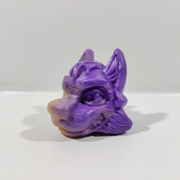 Rex Head purple & gold