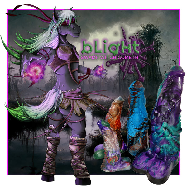 Blight - textured horseplay dildo
