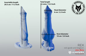 Rex - knotted werewolf dildo