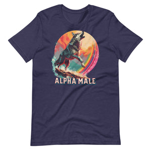 Wolf Alpha Male Unisex t-shirt