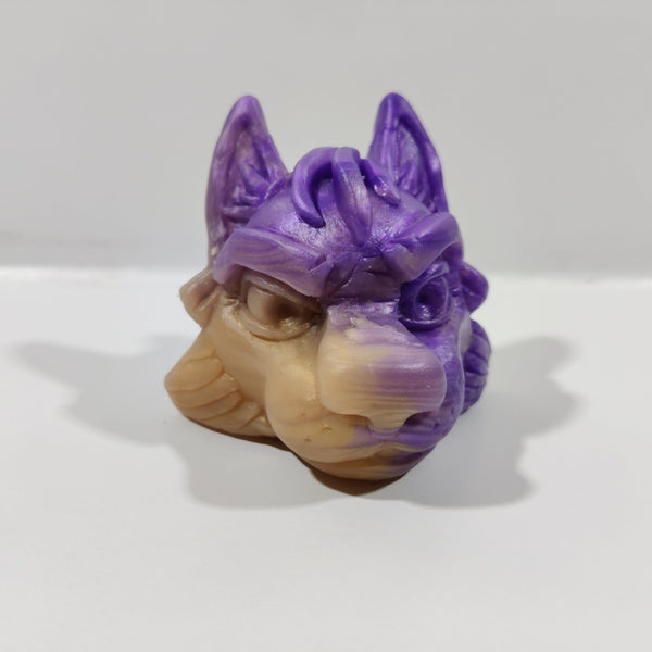 Rex Head purple & gold