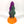 Load image into Gallery viewer, Atuk Medium Omega - Glow Orange, purple and Green
